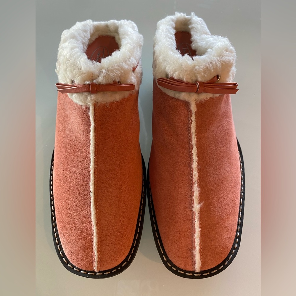Talbots Suede Lined Mules, 7 - Picture 2 of 6